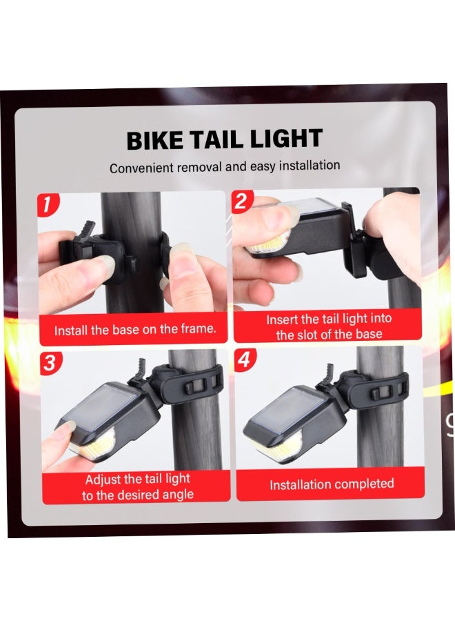 Eco-Friendly Solar Taillight | Waterproof Cycling Safety Light for Enhanced Cycling Safety - Suitable for All Bikes - Image 5