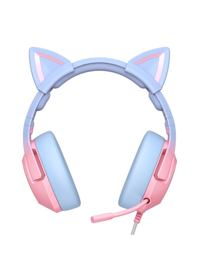 ONIKUMA Stereo Gaming Headset with Cat Ears for PS4, Xbox, PC and Switch - Image 2