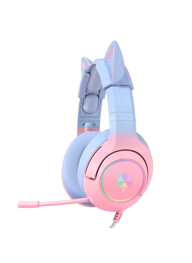 ONIKUMA Stereo Gaming Headset with Cat Ears for PS4, Xbox, PC and Switch - Image 3