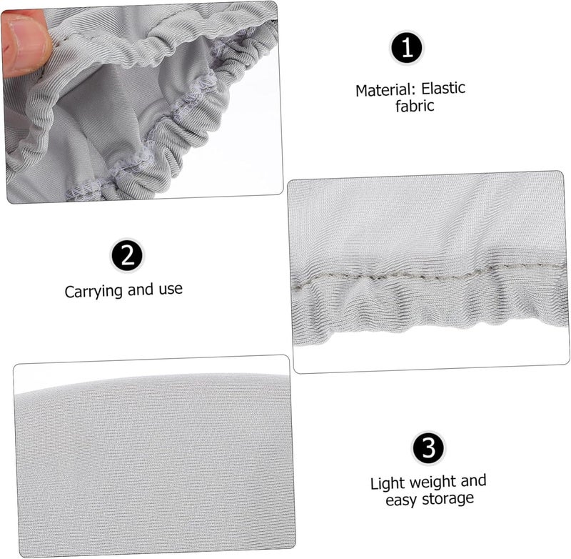Angoily 27-Inch Silver Computer Monitor Cover Dust Protector Sleeve for Elastic Fit Screen Protector Stylish Design - Image 5