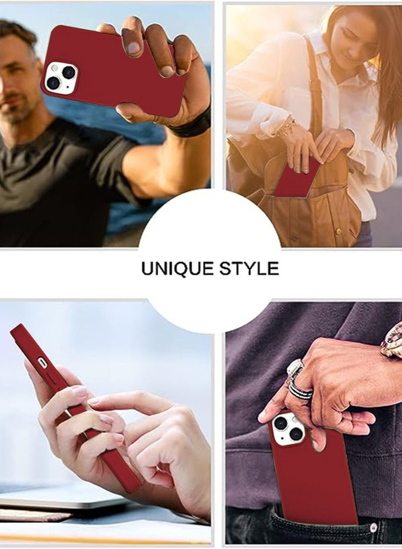 iPhone 15 Mobile Case Cover with Soft Liquid Silicone Protection Anti-Scratch Shockproof Accessories Slim Protective Back Cover with Comfortable Hold Touch Feeling and Anti-fingerprint - Image 5