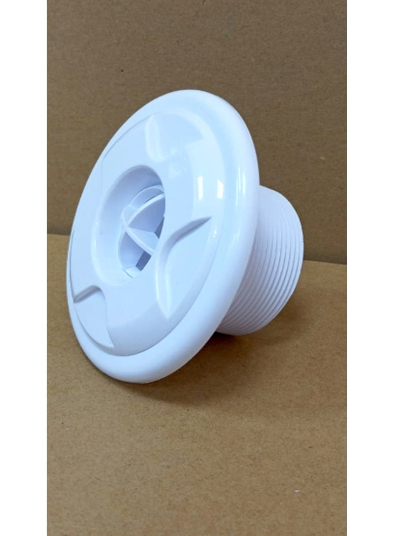 POOL MART Swimming Pool Wall Inlet ABS 1.5" Gluing and 2" Thread - Image 2