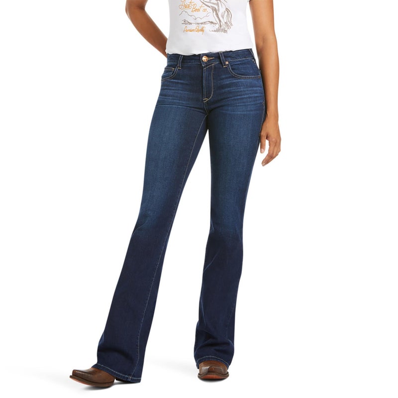 ARIAT Womenâ€™s Ultra Stretch Perfect Rise Katie Flare Jean - Image 1