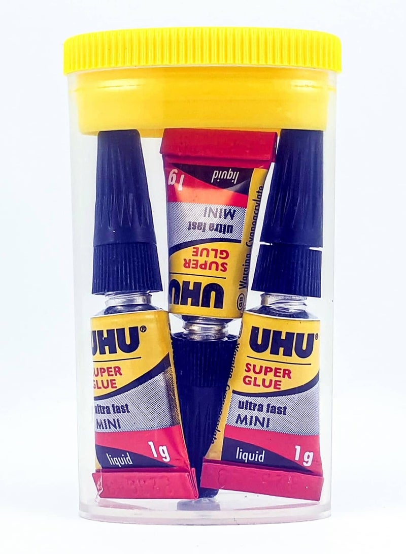 يو إتش يو سوبر جلو عبوة صغيرة 1 جرام × 3 - Image 2