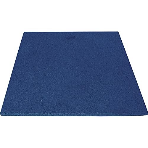 USI UNIVERSAL SUPERTUF Rubber Tiles Ideal For Free Weight Areas, Heavy Lifting Zones & Cross Training Boxes, Heavy Duty 20mm Thick Rubber Exercise Gym Floor & Equipment Mats (Blue, Pack of 1) - Image 1