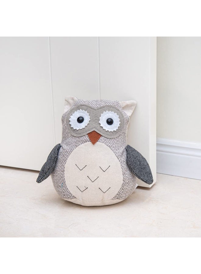 Marwood Cute Door Stopper Decorative Door Stops For Home And Office Owl Weighted Interior Doorstop Fabric Stuffed Animal Door Stopper Floor Decorative  - Image 1
