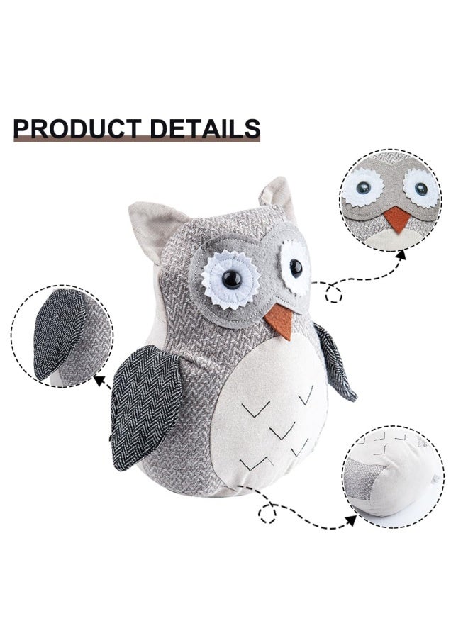Marwood Cute Door Stopper Decorative Door Stops For Home And Office Owl Weighted Interior Doorstop Fabric Stuffed Animal Door Stopper Floor Decorative  - Image 5