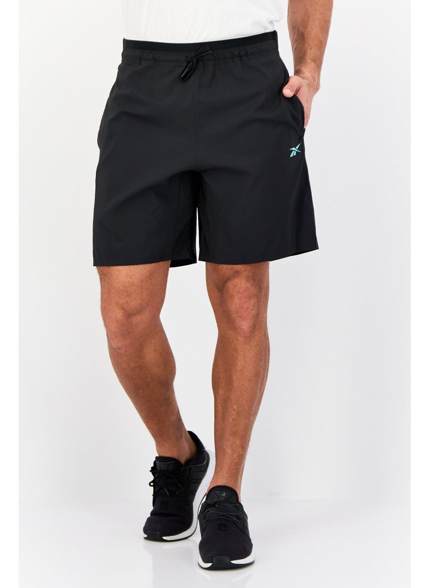 Reebok Men Sportswear Fit Drawstring Training Short, Black  - Image 1