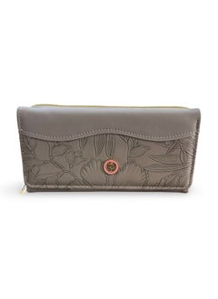 Vbranda Elegant wallet with a soft rectangular design, combining elegance and simplicity WAL-5-GRAY  - Image 1