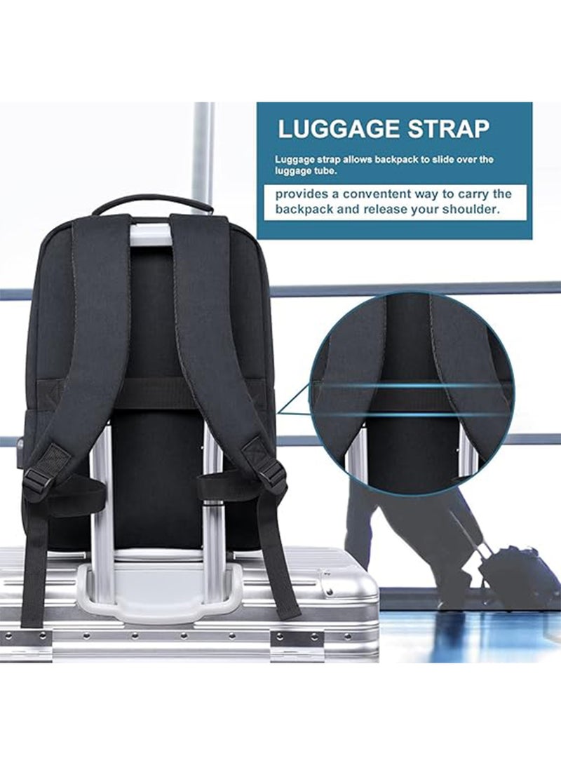 VIPTOUR Travel Laptop Backpack 16 Inch Casual Stylish for Unisex with USB Charging Port Travel Hiking College School Bookbag Casual Daypack - Image 4