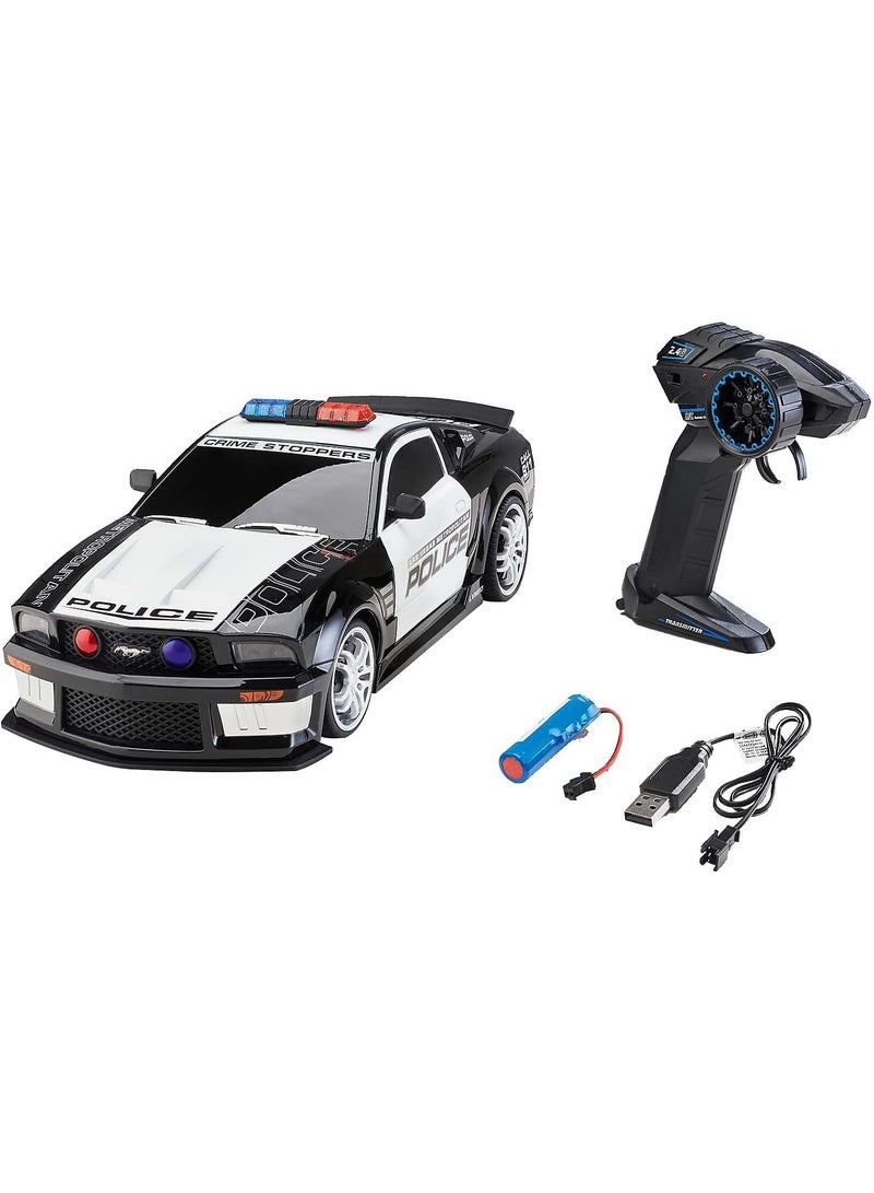 Revell Control RC Scale US Police Ford Mustang, 33 cm, Black - Image 1