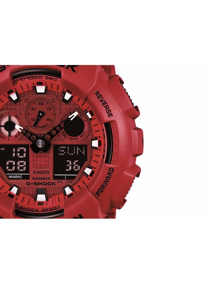 Resin Chronograph Watch GA-100C-4ADR