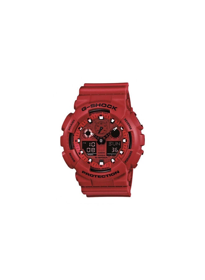 Resin Chronograph Watch GA-100C-4ADR