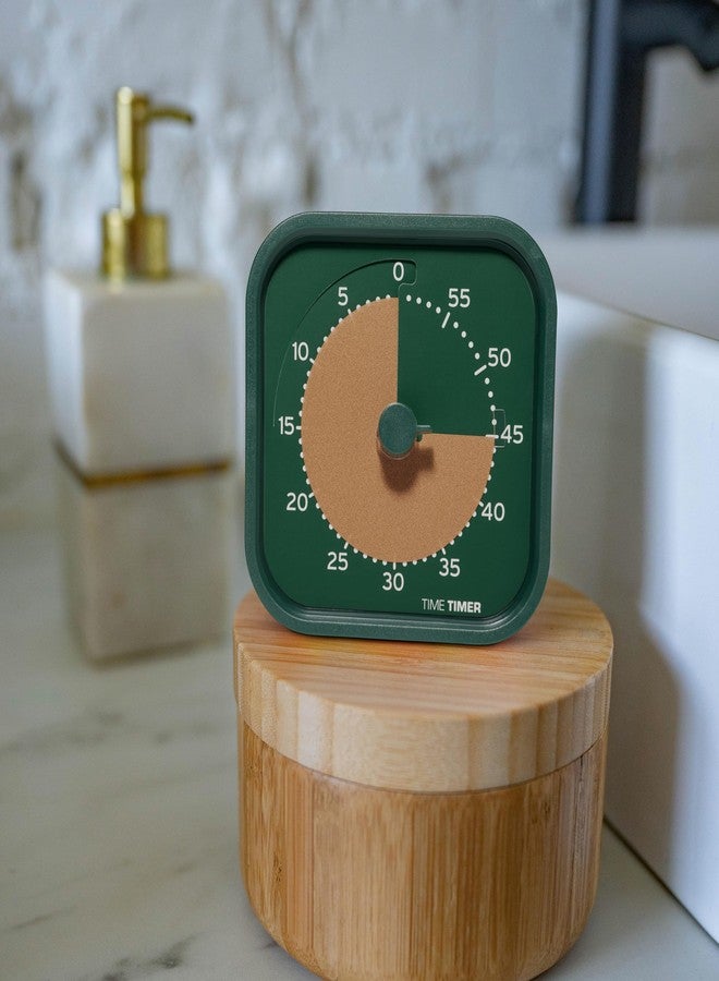 Time Timer MOD Home - Metallic Series - Individual Sized 60 Minute Visual Countdown Timer for ADHD, Adults, Students, and Pomodoro with Silent Operation (Metallic Forest) - Image 2