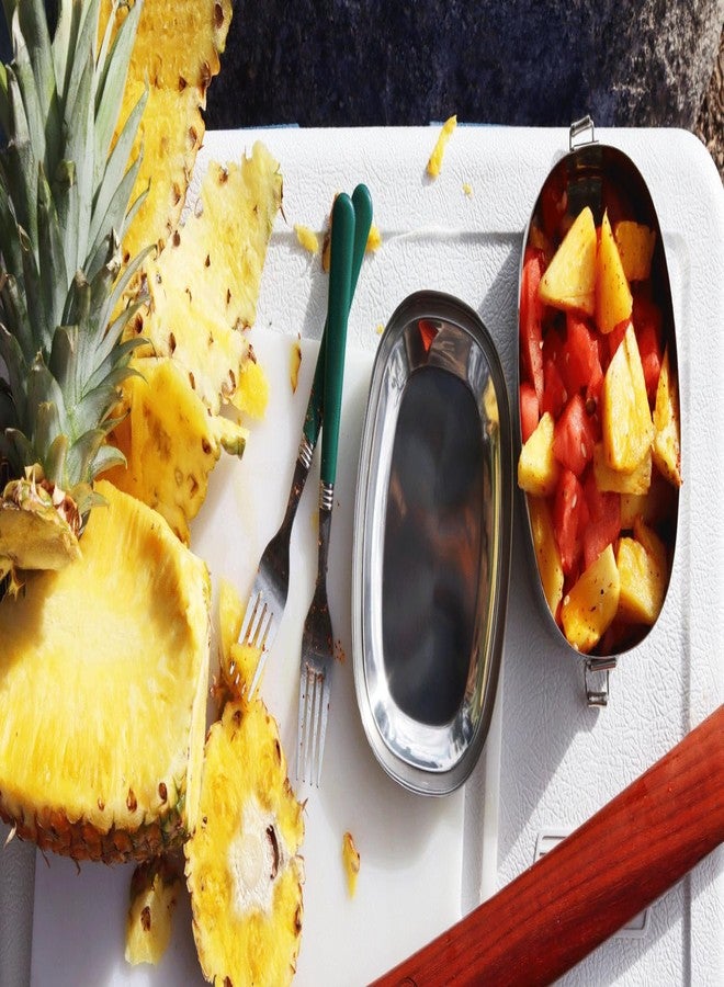 New Wave Enviro Stainless Steel Food Container with Clamp Lid, 26oz. Capacity, Easy Closing Lid, Silver - Image 5