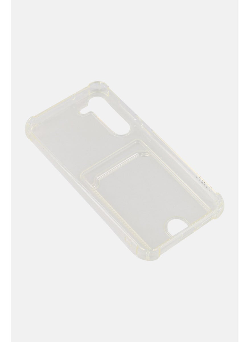 LEVELO Samsung S23P Clara Card Holder Clear Phone Case, Transparent  - Image 3