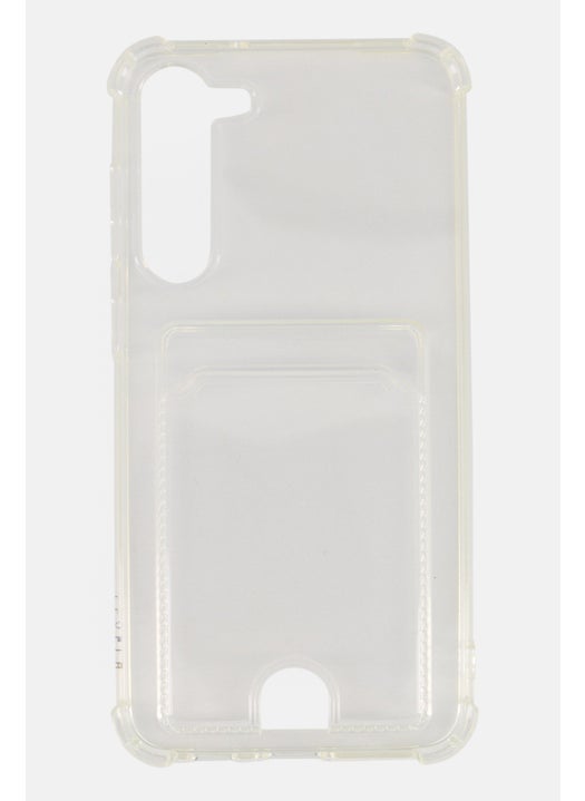 Samsung S23P Clara Card Holder Clear Phone Case, Transparent