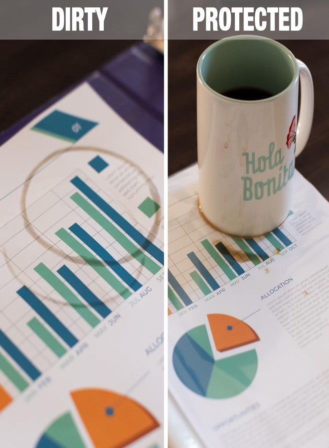 سامسيل عبوة سامسيل من 500 غلاف حماية للأوراق شديدة التحمل، شفافة تمامًا، مقاس 8.5 × 11 بوصة، مناسبة للمجلدات ذات 3 حلقات، مقاس الرسائل، فتحات معززة، غلاف شفاف للمستندات، تحميل علوي، خالية من الأحماض - Image 3