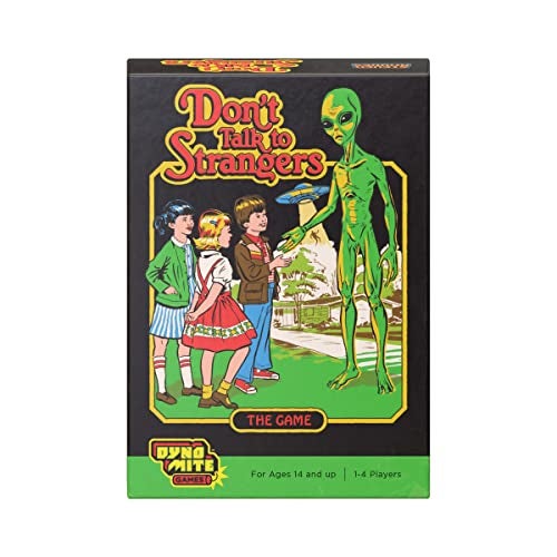 Cryptozoic Entertainment Dont Talk to Strangers  Board Game  14 Players  Steven Rhodes Artwork  Dynomite Games - Image 1