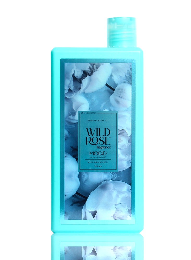MOOD mood wild rose shower gel 750ml
