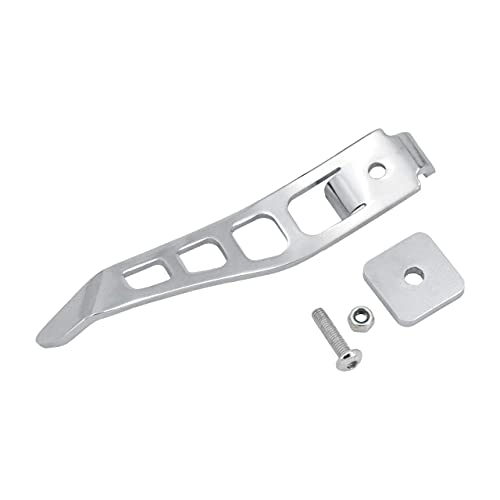 HDBUBALUS Motorcycle Kickstand Extension Fit for Harley Dyna Street Bob FXDB Fat Bob Low Rider Super Glide Custom 1993-2017 Chrome - Image 2