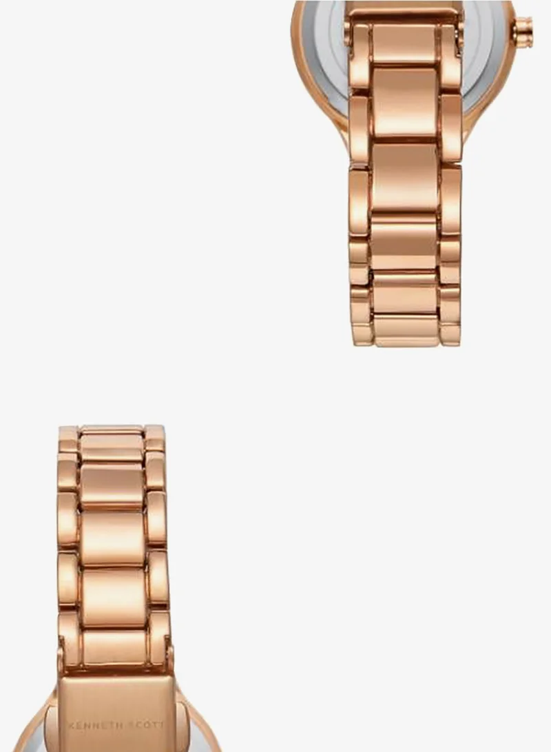 Kenneth Scott Black Women's Alloy+ceramic Analog Watch K23509-KCBB - 26 mm for Women | Best Price UAE