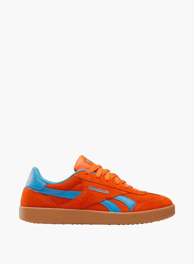 Reebok Mens's Panelled Sneakers with Lace-Up Closure - SMASH EDGE