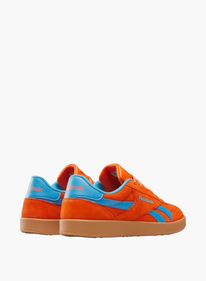 Reebok Mens's Panelled Sneakers with Lace-Up Closure - SMASH EDGE