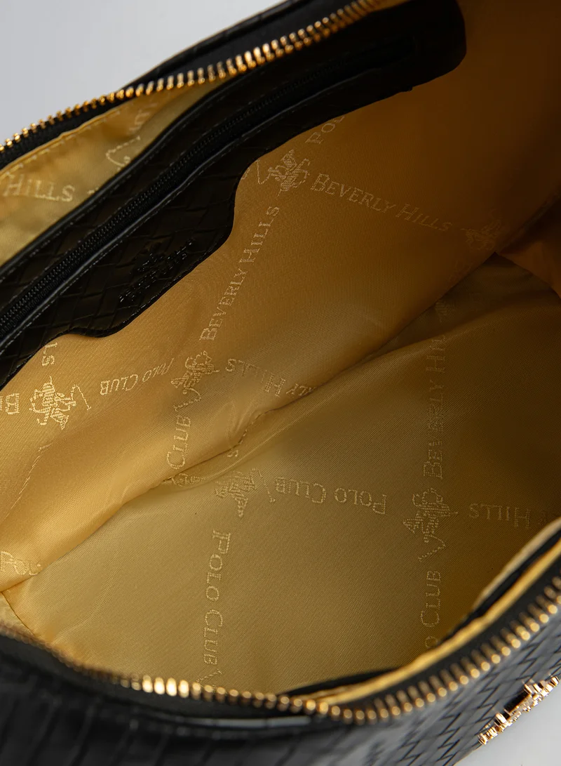 BEVERLY HILLS POLO CLUB Braided Zippered Hobo Bag