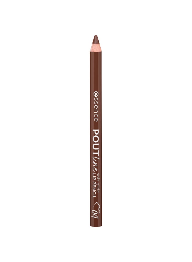 Essence Poutline Soft Glide Lip Pencil 04-Cocoa Me Crazy - Image 2
