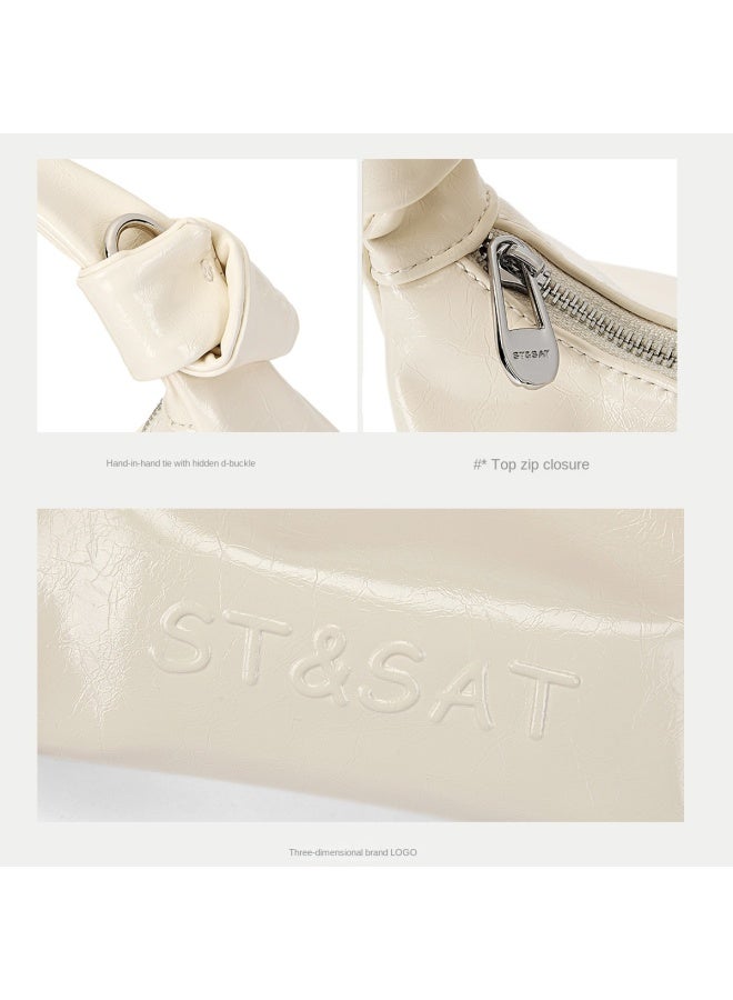 St&Sat Qixi Festival Gift】women's Crossbody Bag, Lightweight Small Bag, High-end Dumpling Bag, Shoulder Bag, Handbag - Image 4