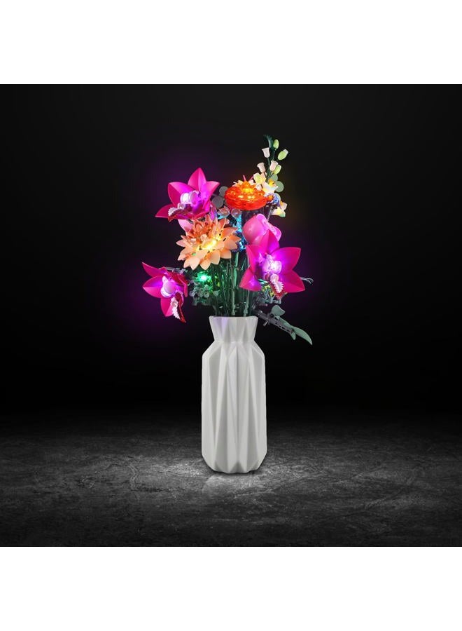 Vaodest LED Light for Lego 10342 Pastel Bouquet Set,Design and Configuration Compatible with Lego 10342 Model(LED Light Only, Not Building Block Kit) - Image 1