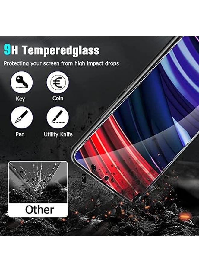 erorex S23 Plus Plus Glass Screen Protector And Camera Protector 2 Plus 2 Pack Hd Clear Tempered Glass Scratch Resistant Fingerprint Unlock 3D Curved Full Coverage Bubble Free For Samsung Galaxy S23 Plus 6.6"  - Image 2