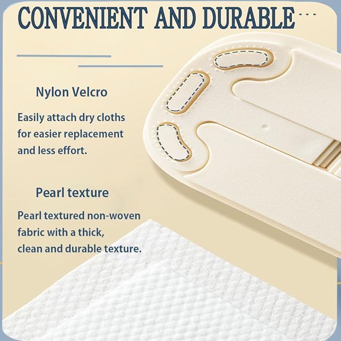 bosig Floor Cleaner with 360 Rotation Mop with PushPull Handle SelfSqueeze Mini Mop Mini Hands Free Mop Floor Cleaning Flat Mops MultiFunctional Lazy Flat Face Towel Mop - Image 3