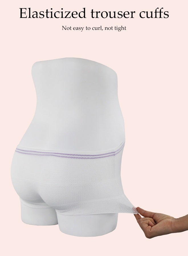 DUNISO 12 Pcs Women's Disposable Underwear，Disposable High Waist Postpartum High-elastic Underwear，Breathable Mesh Panties C Section，Soft, Breathable, Stretchy，Suitable for Women After Surgery，Pregnant Women, Postpartum Women, Incontinent Elderly and Patients，XL - Image 5