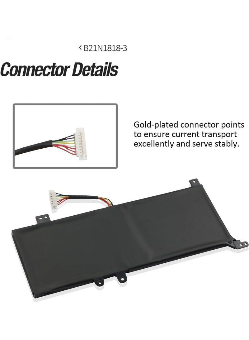 Terabyte B21N1818-3 C21N1818 Battery Compatible for Asus VivoBook A509 D509 F509 M509 X509 A409 D409 F409 M409 X409 F509M F509MA X509DA X509BA X509F X509FA X509FB X509FJ X509FL X509J X509JA X509JB X509JP - Image 3