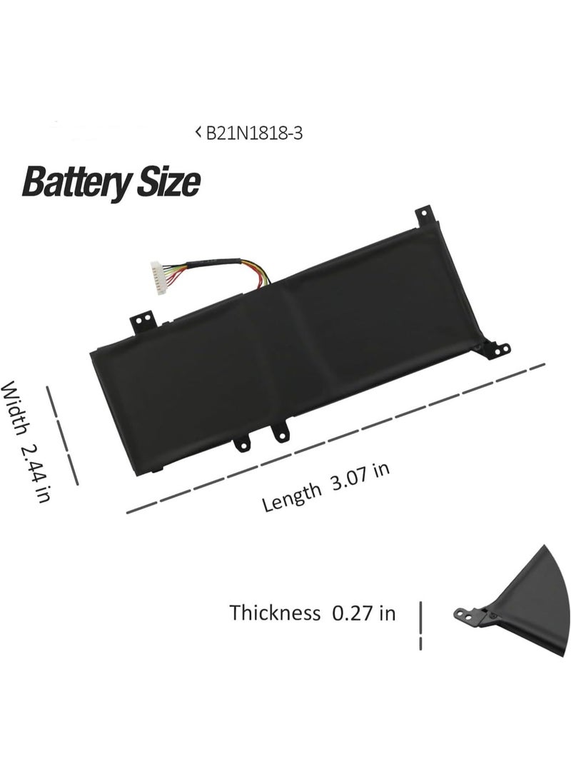 Terabyte B21N1818-3 C21N1818 Battery Compatible for Asus VivoBook A509 D509 F509 M509 X509 A409 D409 F409 M409 X409 F509M F509MA X509DA X509BA X509F X509FA X509FB X509FJ X509FL X509J X509JA X509JB X509JP - Image 5