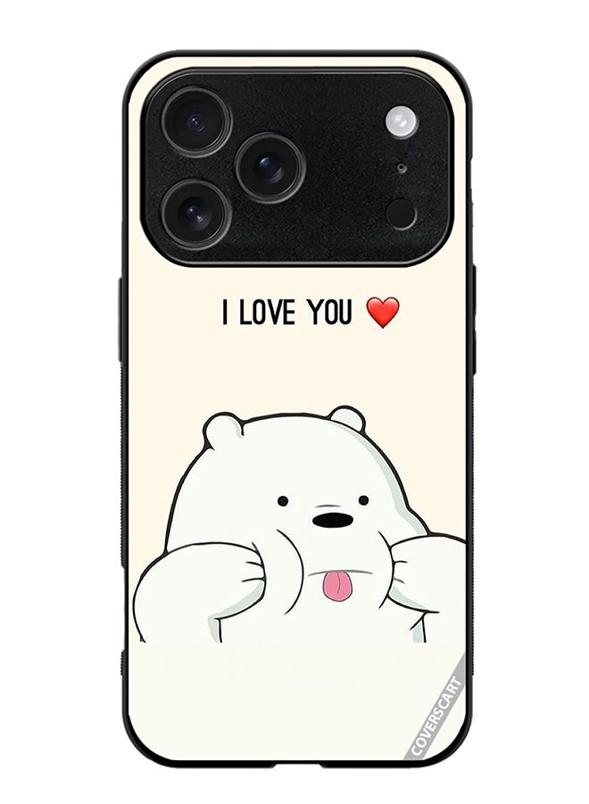 COVERSCART Protective Case Cover For Apple iPhone 17 Pro Max I Love You Design Multicolour