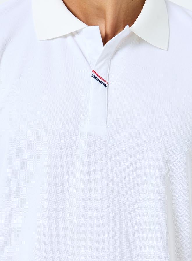 Styli Men Regular Fit Polo with Side Button Detail - Image 3