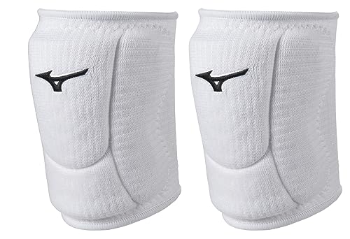 Mizuno LR6 Pro ECO Volleyball Knee Pads Womens Small S White - Image 1