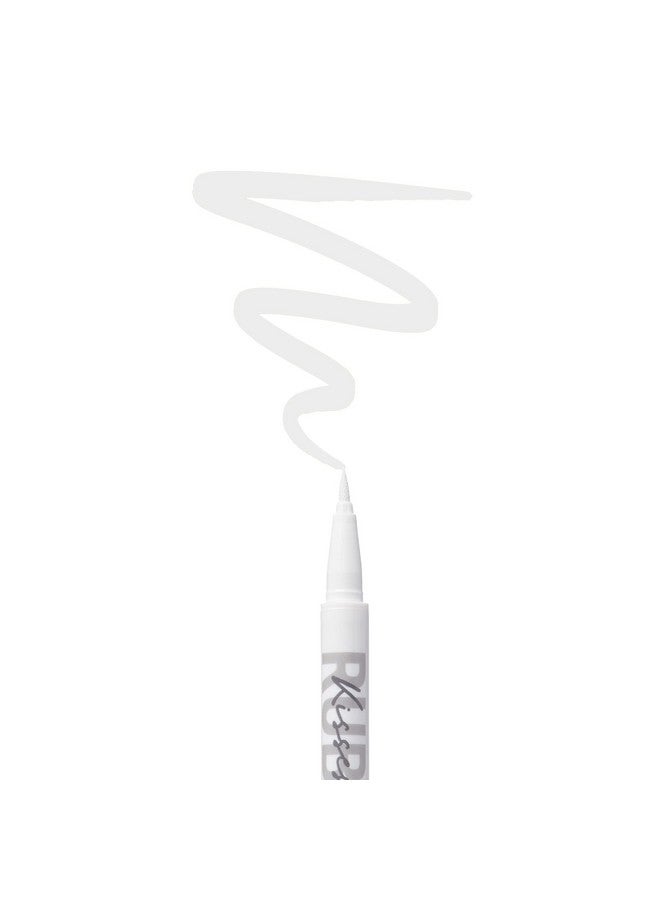 Ruby Kisses Party Proof Eyeliner Pastel Colors Premium Felt Tip Waterproof Long Lasting Eyeliner (Snow White) - Image 3