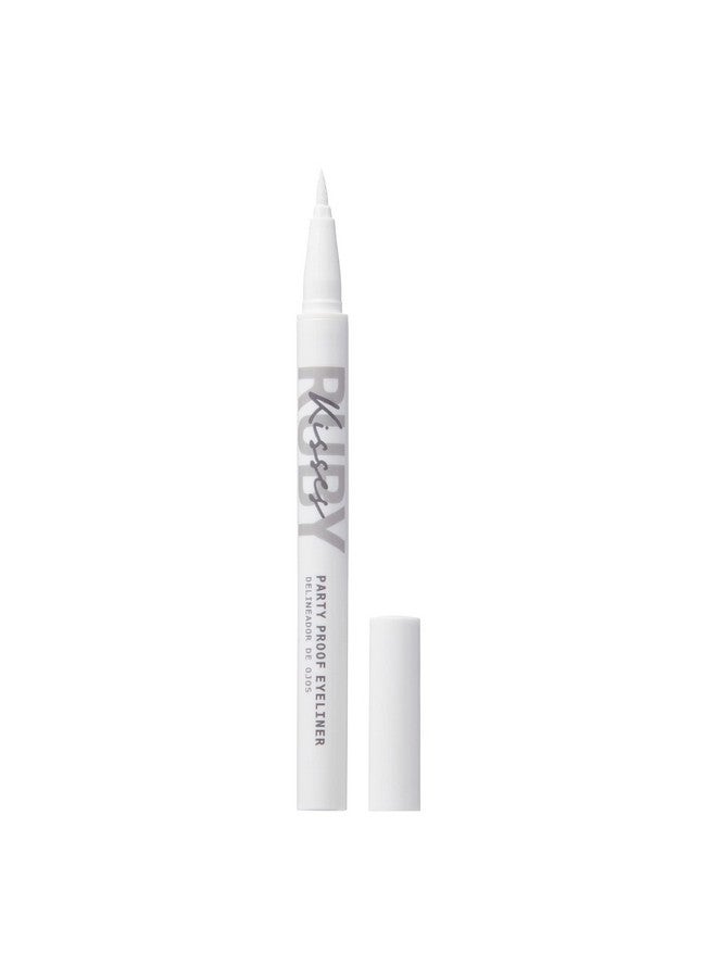 Ruby Kisses Party Proof Eyeliner Pastel Colors Premium Felt Tip Waterproof Long Lasting Eyeliner (Snow White) - Image 2