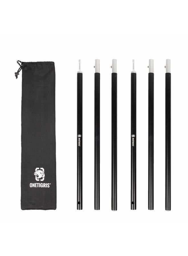 OneTigris Lightweight Tent Poles, 2pc/Set, 7075 Aluminum Alloy, Adjustable & Extendable - Image 1
