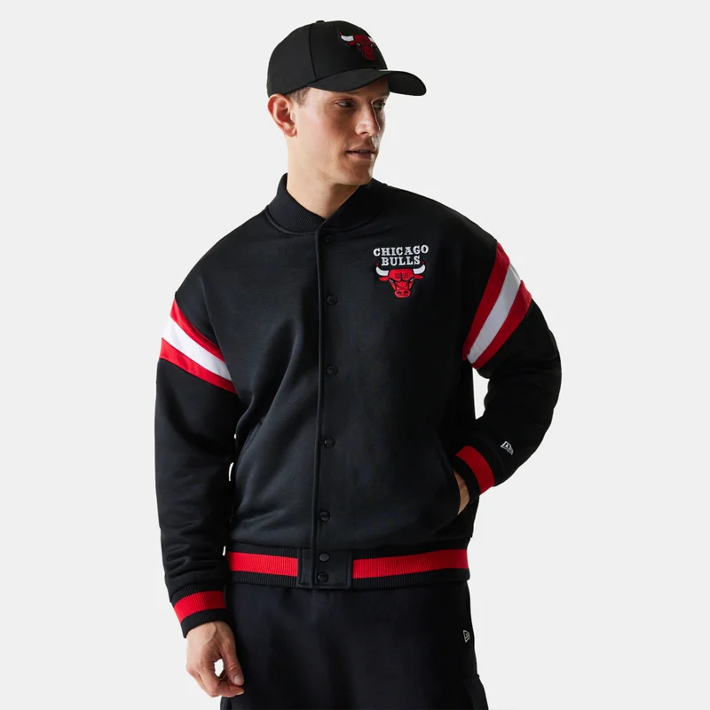 Men's NBA Chicago Bulls Panel Bomber Jacket