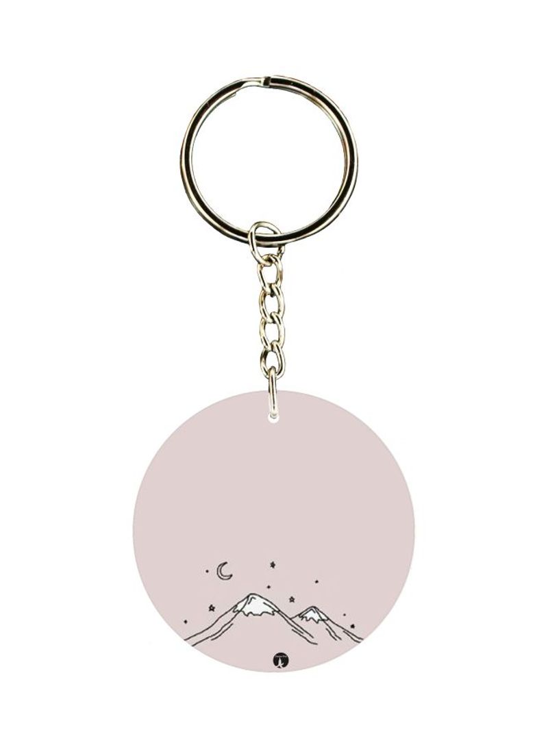 RKN Mountain Printed Keychain