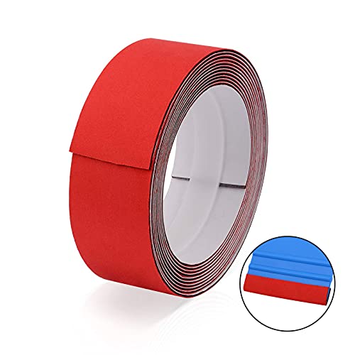 Gomake Vinyl Squeegee Buffer Roll Tint Squeegee Felt Micro Felt for All Kind of Plastic Tint Squeegee, DIY Squeegee Wings Protector, Vinyl Wrap Tools, 4CMx300CM - Image 2
