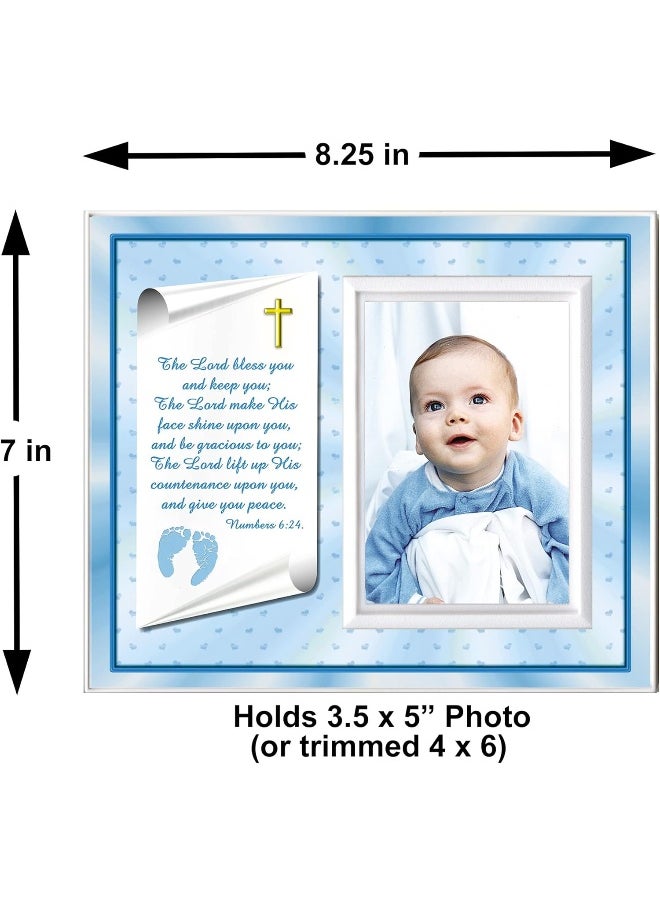 Expressly Yours! Photo Expressions Expressly Yours! Photo Expressions Baptism Christening Blessing Gifts Picture Frame for Boy  - Image 4