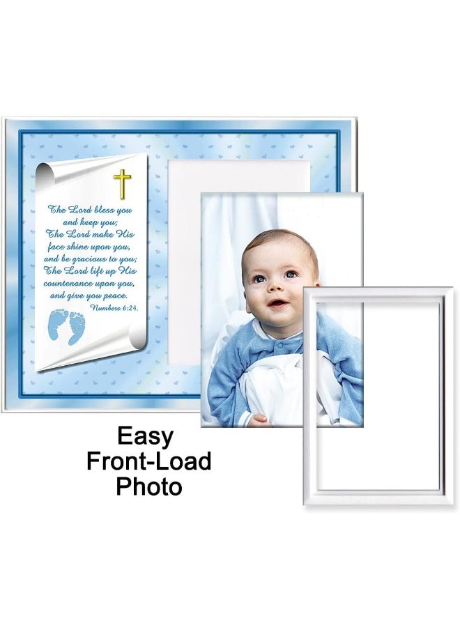 Expressly Yours! Photo Expressions Expressly Yours! Photo Expressions Baptism Christening Blessing Gifts Picture Frame for Boy  - Image 5