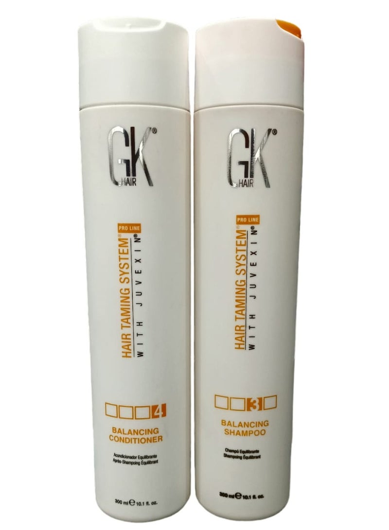 شامبو300 مل وبلسم 300 مل مدعم بالجوفكسين لاصلاح الشعر المتضرر واعادة الترطيب