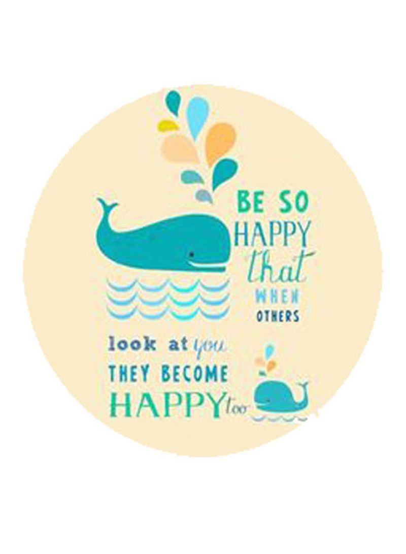 RKN Whale Printed Fridge Magnet  Beige/Blue/Green - Image 2